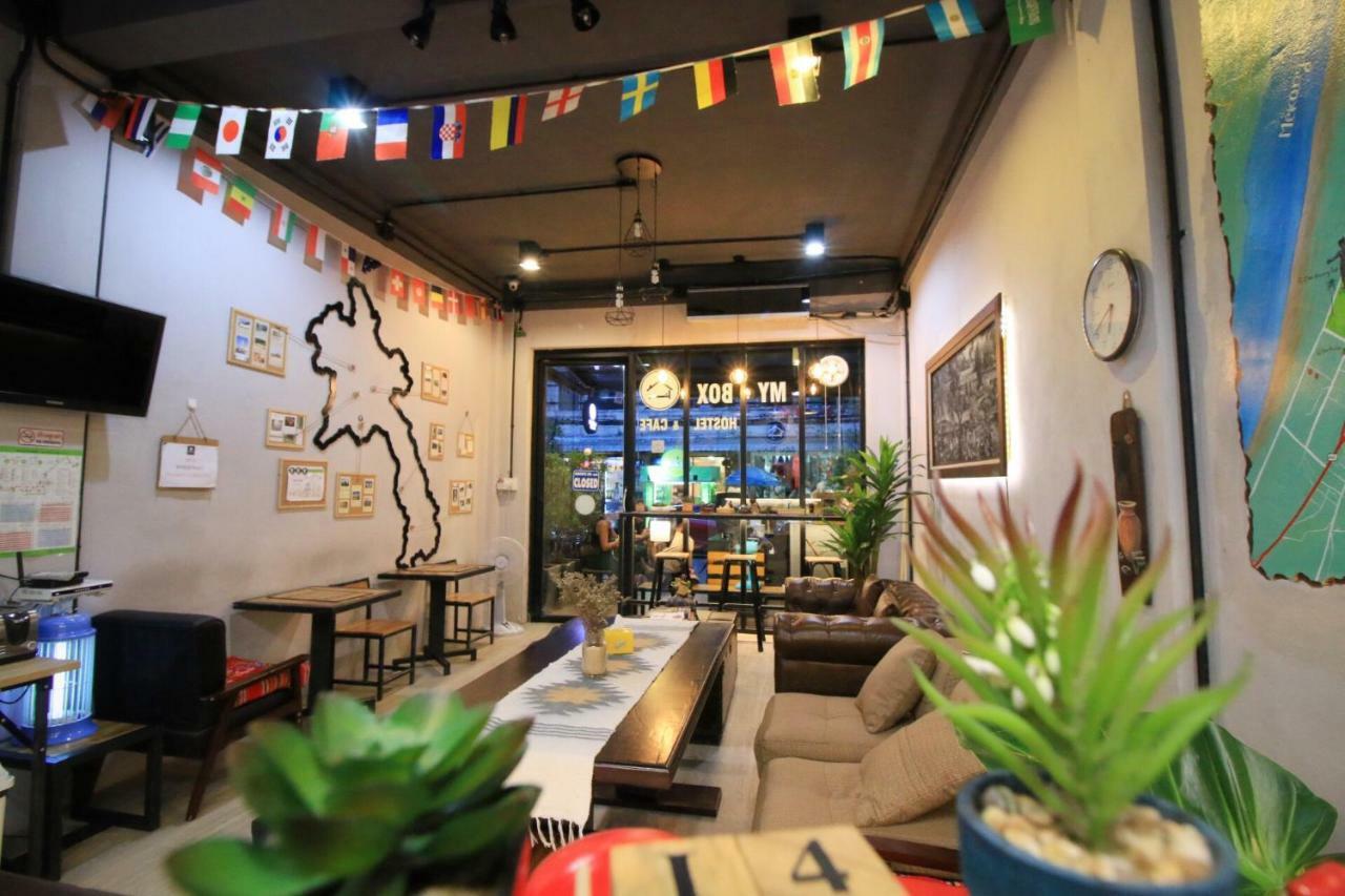 My Box Hostel & Cafe Viêng Chăn Ngoại thất bức ảnh